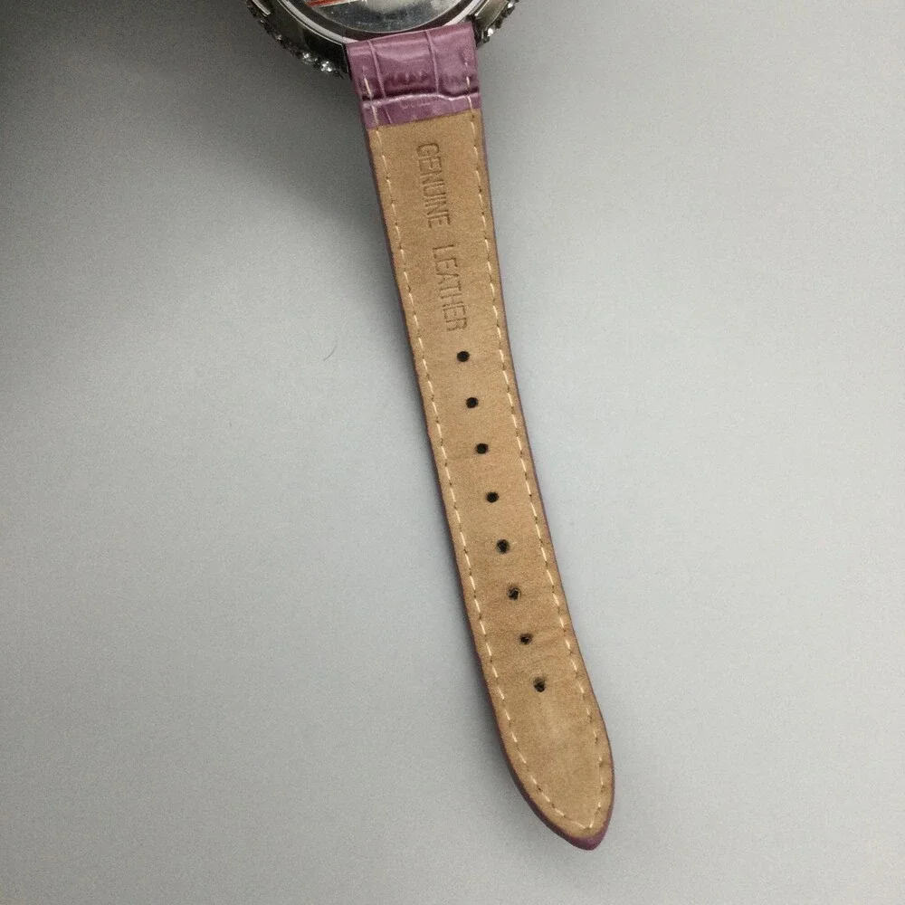 Adrienne Couture Womens Watch 41mm Pink Silver Tone Limited Edition New Battery